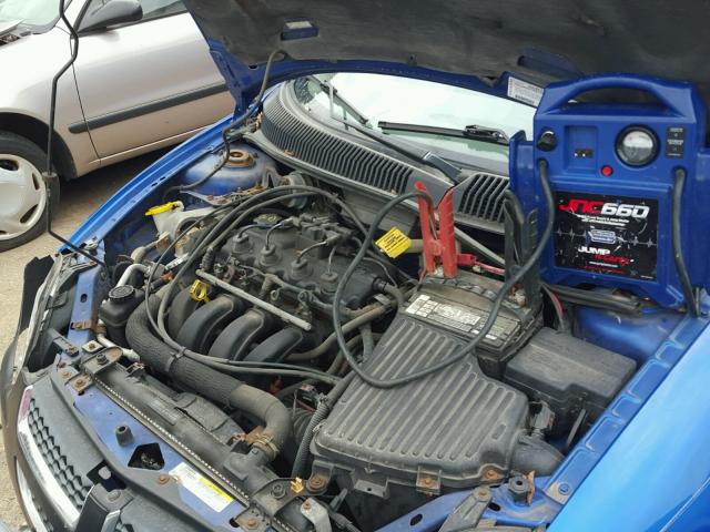 1B3ES56C45D107441 - 2005 DODGE NEON BLUE photo 7