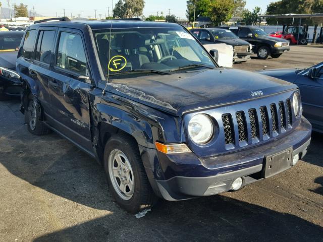 1C4NJPBB3ED685007 - 2014 JEEP PATRIOT SP BLUE photo 1