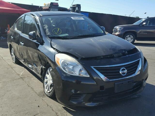 3N1CN7AP4DL864466 - 2013 NISSAN VERSA S BLACK photo 1