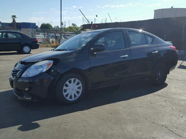 3N1CN7AP4DL864466 - 2013 NISSAN VERSA S BLACK photo 10