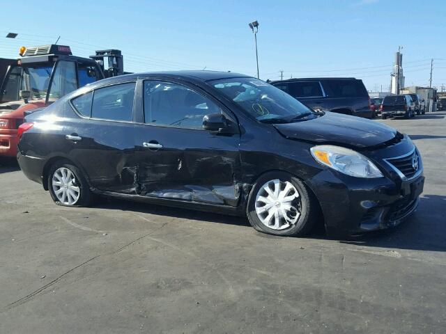 3N1CN7AP4DL864466 - 2013 NISSAN VERSA S BLACK photo 9