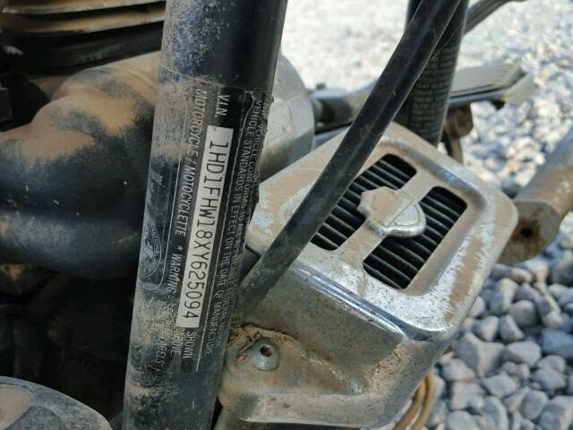 1HD1FHW18XY625094 - 1999 HARLEY-DAVIDSON FLHPI BLACK photo 10