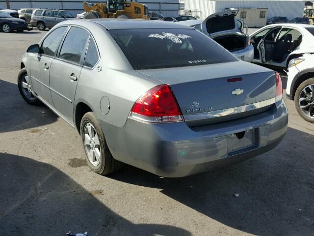 2G1WT58N679294818 - 2007 CHEVROLET IMPALA SILVER photo 3
