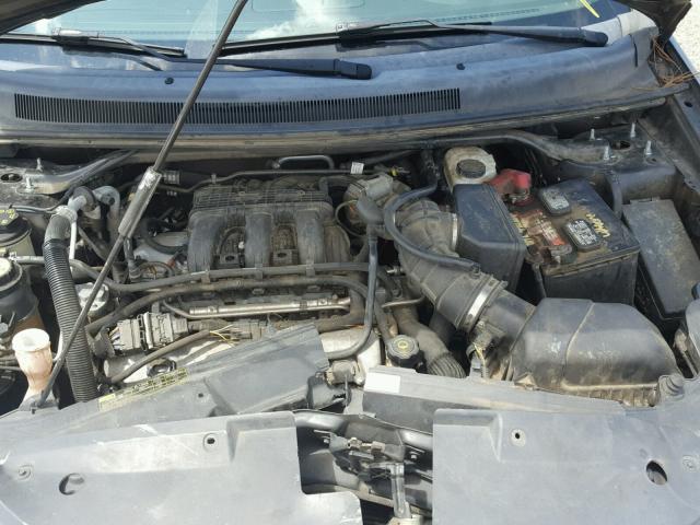 1FMDK07W28GA15989 - 2008 FORD TAURUS X E BLUE photo 7