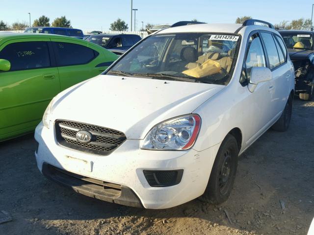 KNAFG528697248499 - 2009 KIA RONDO BASE WHITE photo 2