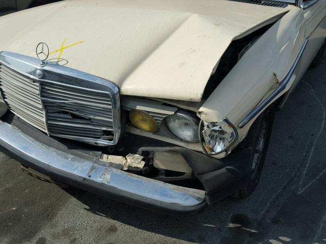 WDB12305312021212 - 1981 MERCEDES-BENZ 280 CE CREAM photo 9