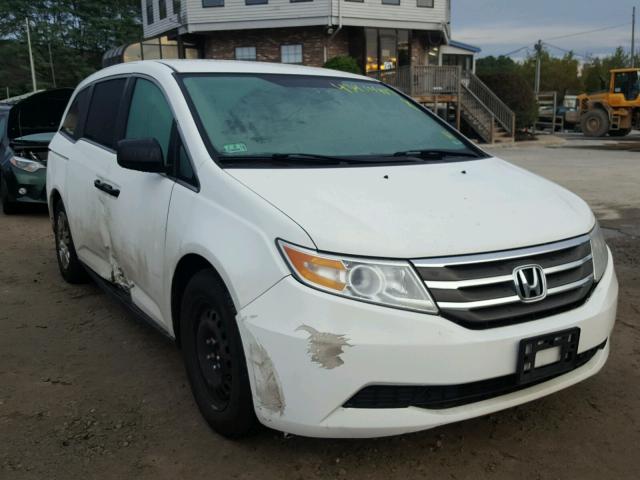 5FNRL5H20BB069700 - 2011 HONDA ODYSSEY LX WHITE photo 1