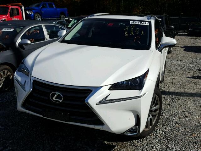 JTJBARBZ2G2086056 - 2016 LEXUS NX 200T WHITE photo 2