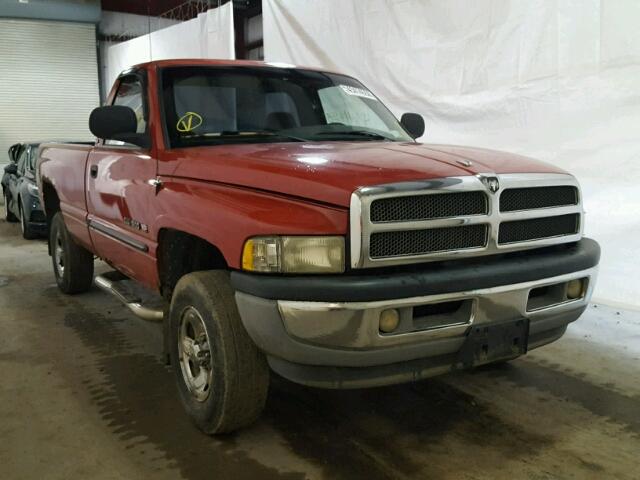 1B7HF16Y31S683385 - 2001 DODGE RAM 1500 RED photo 1