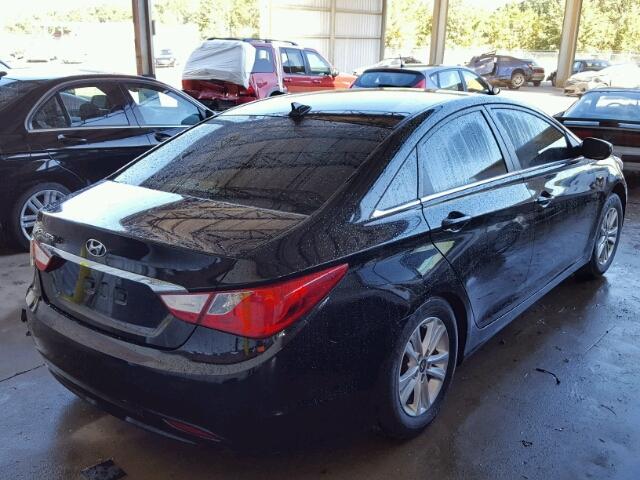 5NPEB4AC1DH772273 - 2013 HYUNDAI SONATA GLS BLACK photo 4