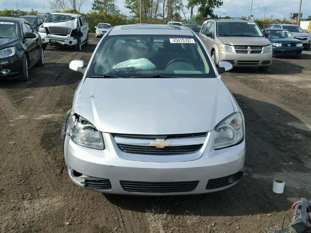 1G1AT58H197250900 - 2009 CHEVROLET COBALT LT SILVER photo 9