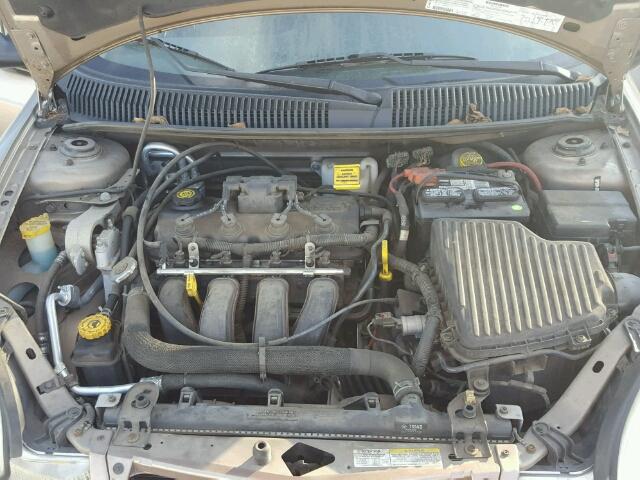 1B3ES26C62D554606 - 2002 DODGE NEON TAN photo 7