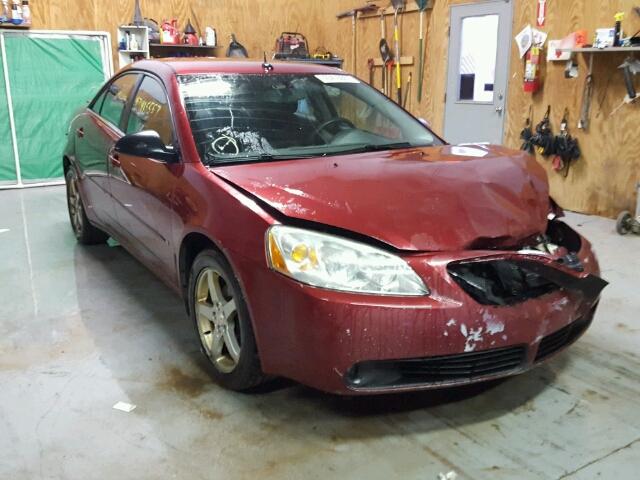 1G2ZG57N784129105 - 2008 PONTIAC G6 BASE MAROON photo 1