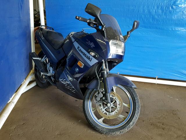 JKAEXMF184DA05211 - 2004 KAWASAKI EX250 F BLUE photo 1