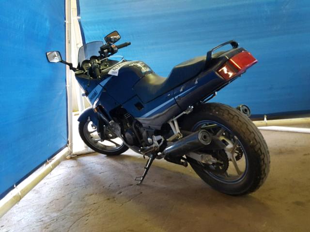 JKAEXMF184DA05211 - 2004 KAWASAKI EX250 F BLUE photo 3