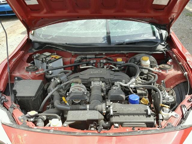 JF1ZNAA15D1721507 - 2013 TOYOTA SCION FR-S RED photo 7