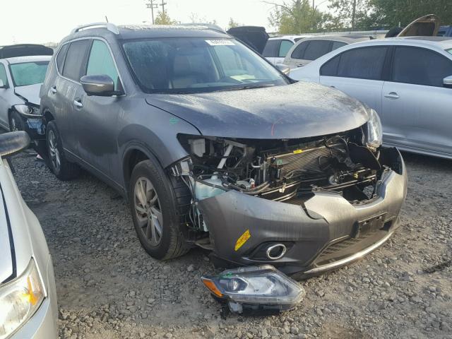 5N1AT2MV7EC840632 - 2014 NISSAN ROGUE GRAY photo 1