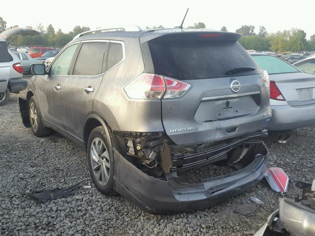 5N1AT2MV7EC840632 - 2014 NISSAN ROGUE GRAY photo 3