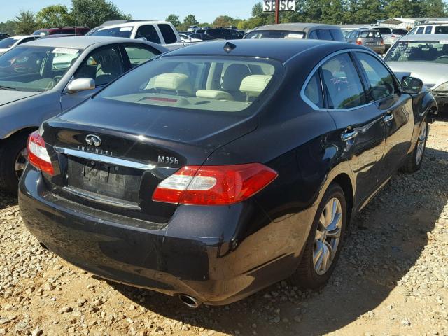 JN1EY1AP7CM910020 - 2012 INFINITI M35H BLACK photo 4