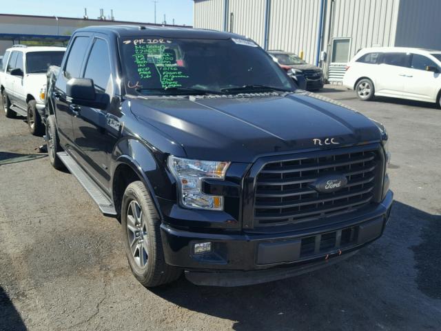 1FTEW1CP5GKD56896 - 2016 FORD F150 SUPER BLACK photo 1