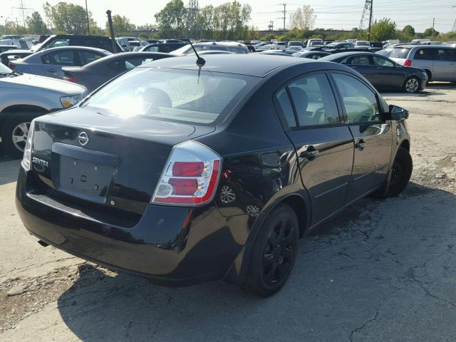 3N1AB61E28L693862 - 2008 NISSAN SENTRA 2.0 BLACK photo 4