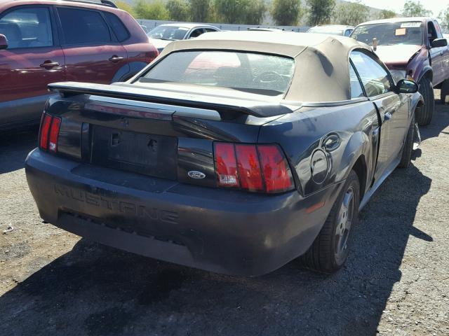 1FAFP44432F229112 - 2002 FORD MUSTANG BLACK photo 4