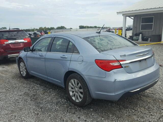 1C3CCBBG5EN119588 - 2014 CHRYSLER 200 BLUE photo 3