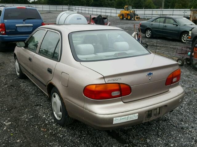 1Y1SK5287WZ414122 - 1998 CHEVROLET GEO PRIZM 灰色 照片 3