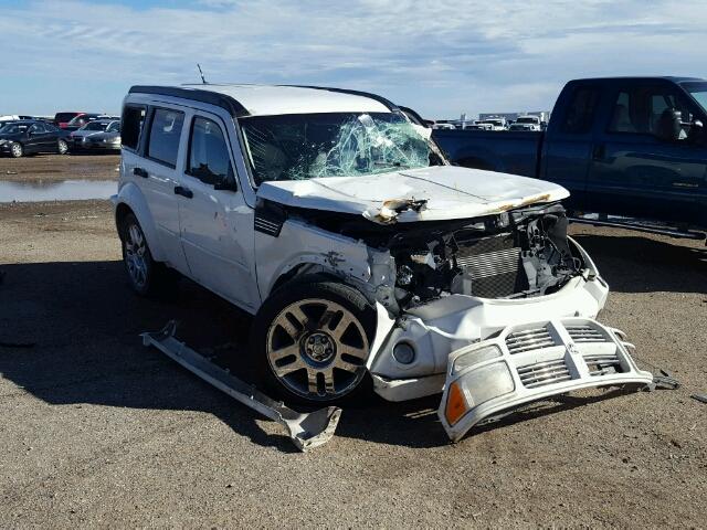 1D8GU58667W727838 - 2007 DODGE NITRO R/T WHITE photo 1