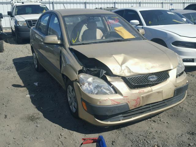 KNADE223396470987 - 2009 KIA RIO BASE BROWN photo 1