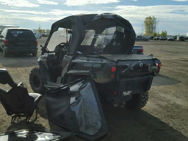 3JBKXUP11DJ000445 - 2013 CAN-AM COMMANDER BLACK photo 3