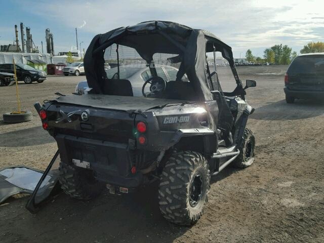 3JBKXUP11DJ000445 - 2013 CAN-AM COMMANDER BLACK photo 4