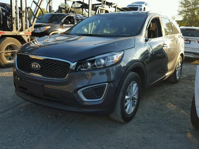 5XYPG4A5XGG157454 - 2016 KIA SORENTO BLACK photo 2