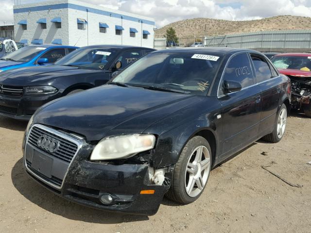 WAUAF78E77A107382 - 2007 AUDI A4 2 BLACK photo 2