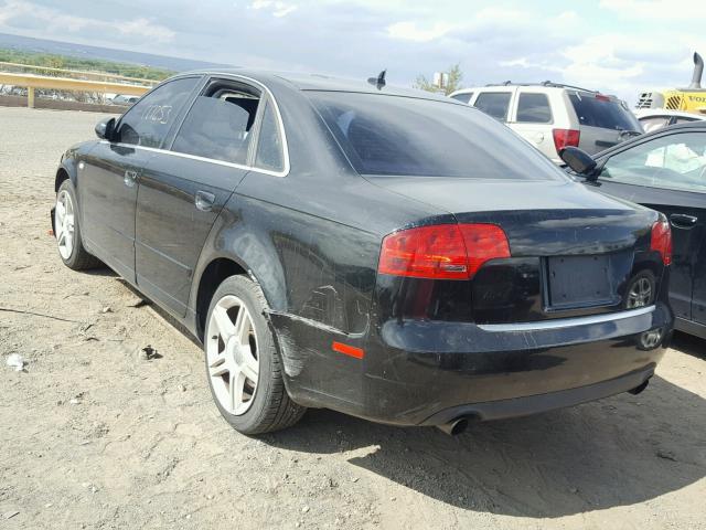 WAUAF78E77A107382 - 2007 AUDI A4 2 BLACK photo 3