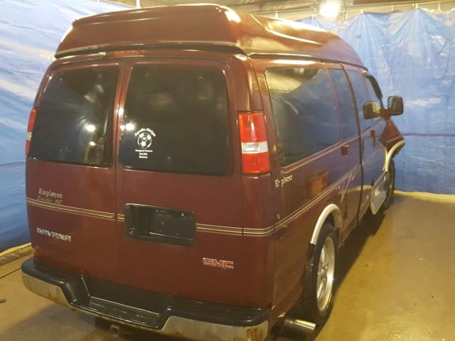 1GDFG15T941223647 - 2004 GMC SAVANA RV MAROON photo 4