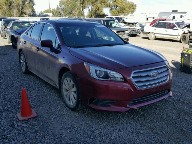 4S3BNAD64H3024066 - 2017 SUBARU LEGACY 2.5 RED photo 1