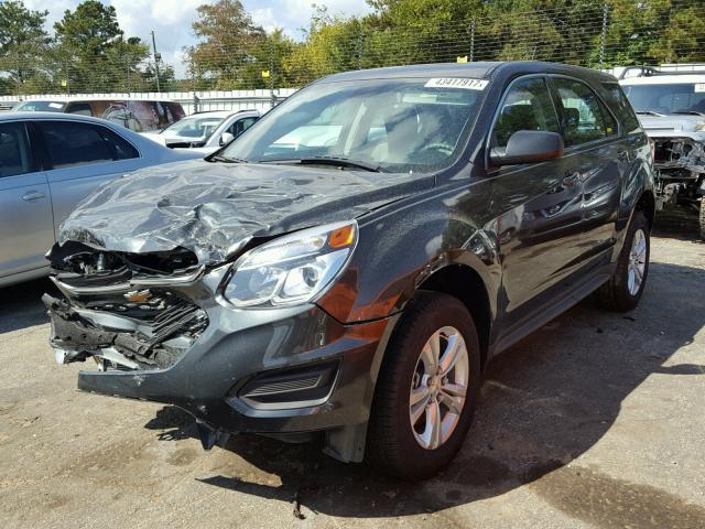 2GNALBEK7H1565242 - 2017 CHEVROLET EQUINOX CHARCOAL photo 2