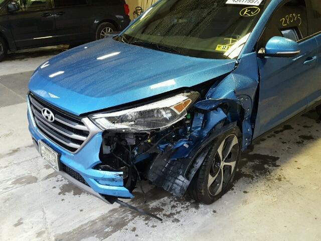 KM8J3CA29GU111948 - 2016 HYUNDAI TUCSON LIM BLUE photo 9