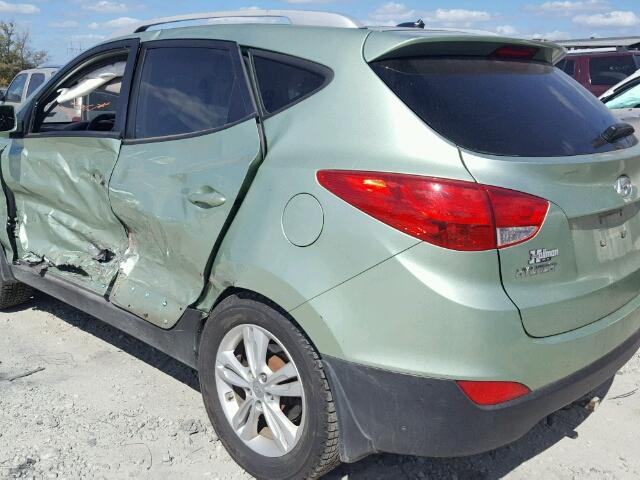 KM8JUCAC8BU194545 - 2011 HYUNDAI TUCSON GLS GREEN photo 10