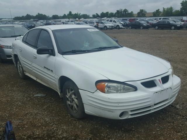 1G2NF52T11M537922 - 2001 PONTIAC GRAND AM S WHITE photo 1
