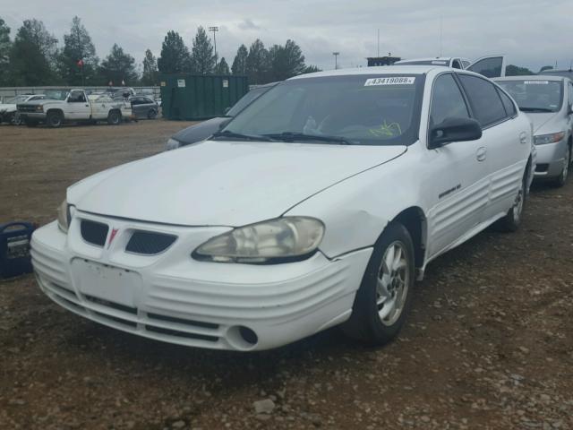 1G2NF52T11M537922 - 2001 PONTIAC GRAND AM S WHITE photo 2