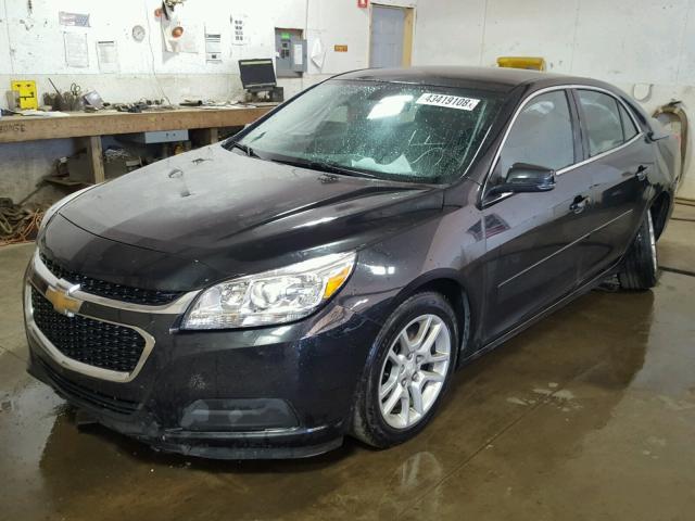 1G11C5SL4FF334417 - 2015 CHEVROLET MALIBU 1LT შავი ფოტო 2