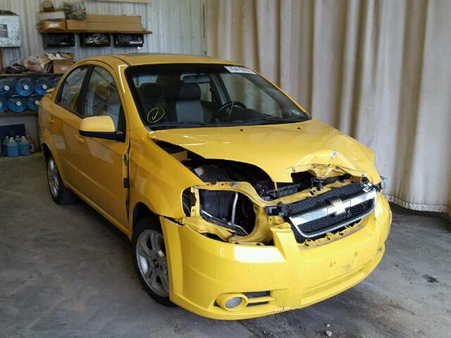 KL1TG5DE2BB124507 - 2011 CHEVROLET AVEO YELLOW photo 1