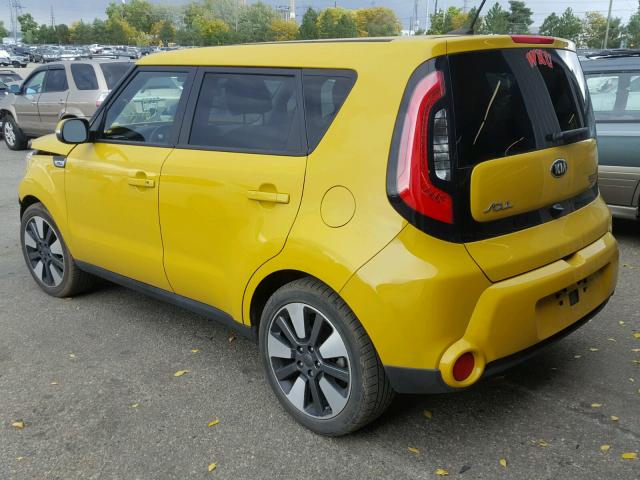 KNDJX3A57E7037332 - 2014 KIA SOUL ! YELLOW photo 3