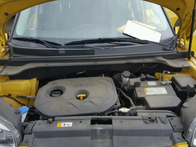 KNDJX3A57E7037332 - 2014 KIA SOUL ! YELLOW photo 7