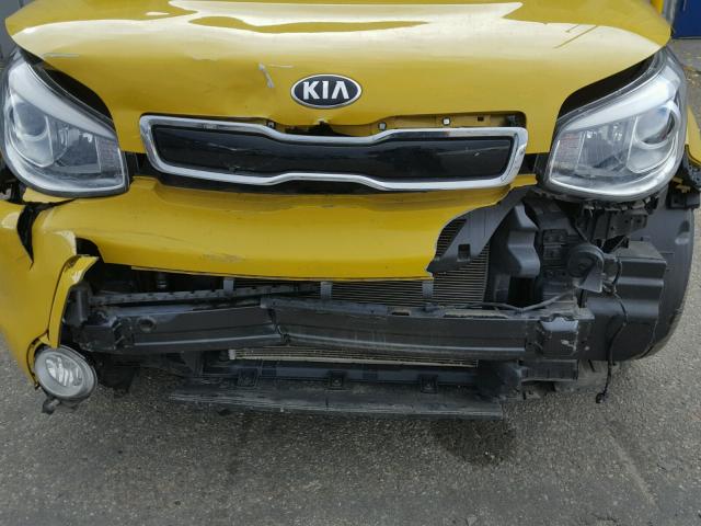 KNDJX3A57E7037332 - 2014 KIA SOUL ! YELLOW photo 9