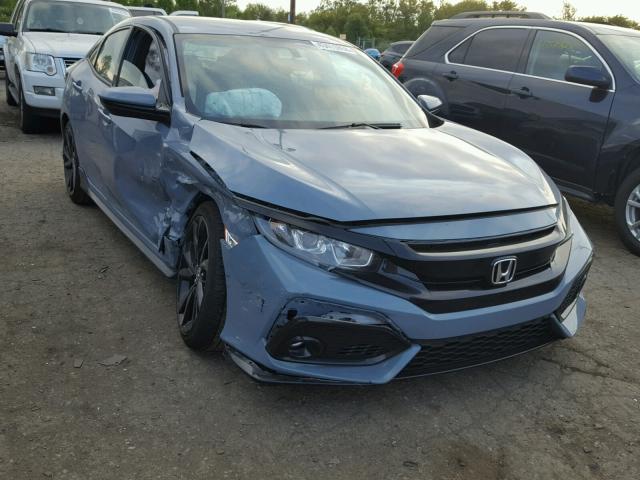 SHHFK7H48JU211386 - 2018 HONDA CIVIC SPOR GRAY photo 1