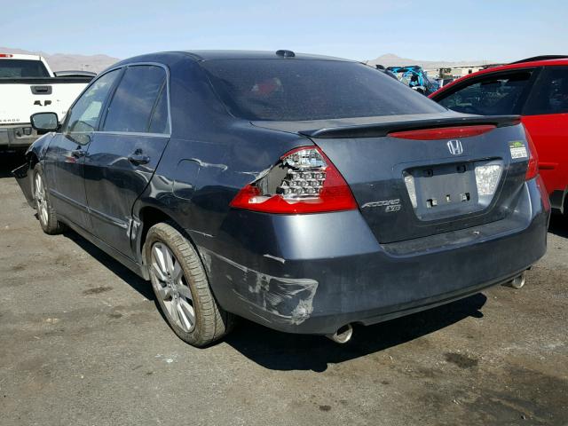 1HGCM668X6A002652 - 2006 HONDA ACCORD GRAY photo 3