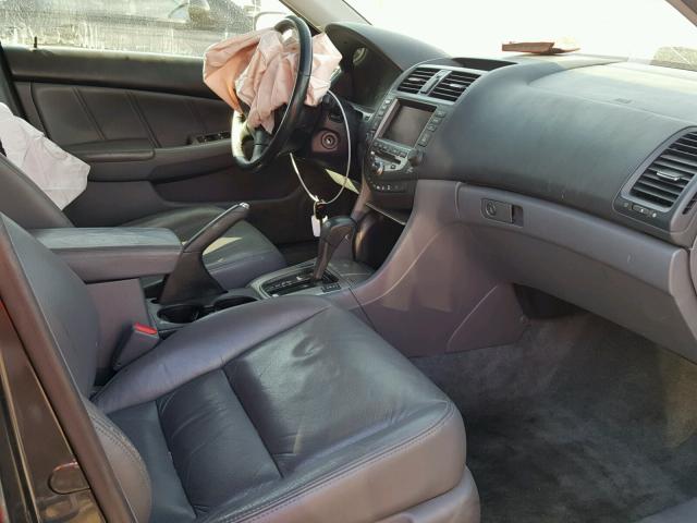 1HGCM668X6A002652 - 2006 HONDA ACCORD GRAY photo 5